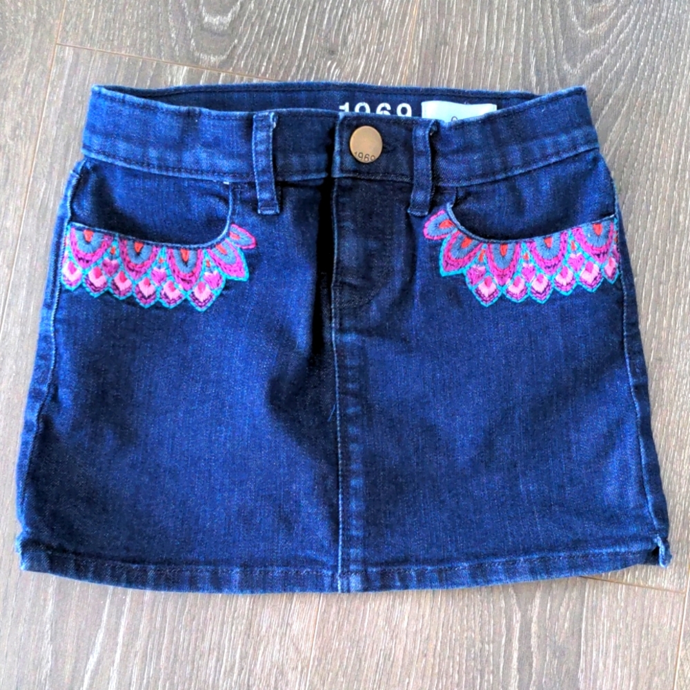 Gap kids jean skirt EUC